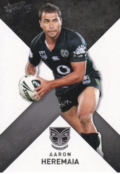 2011 NRL Strike #177 Aaron Heremaia Front